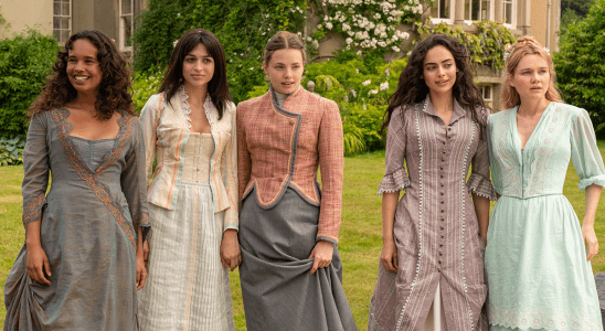 Alisha Boe, Josie Totah, Kristine Frøseth, Aubri Ibrag and Imogen Waterhouse in The Buccaneers