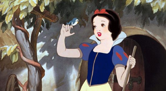 Snow White in Snow White and the Seven Dwarves.