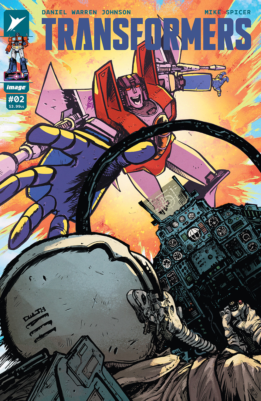 La couverture principale de Transformers #2