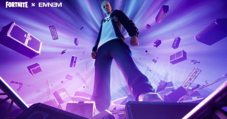 Eminem vient à l’événement The Big Bang de Fortnite