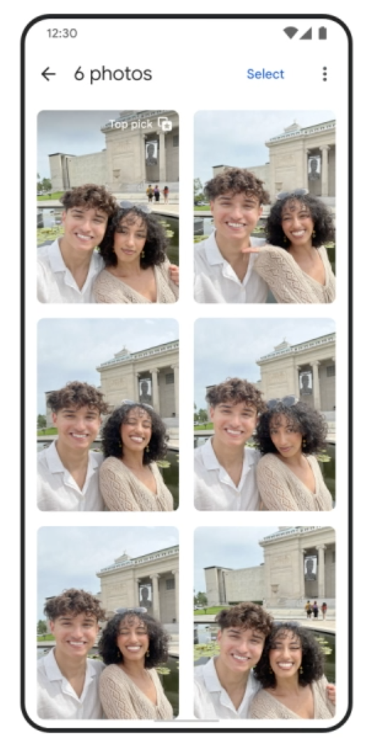 Une nouvelle fonctionnalité de Google Photos regroupe des images similaires.