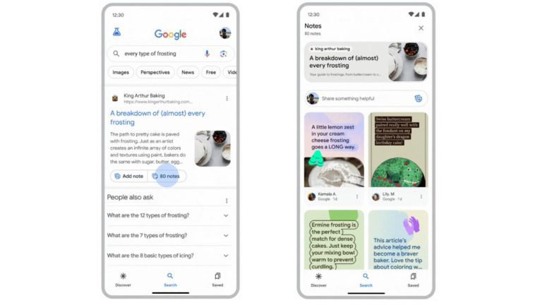 Google teste les notes communautaires pour les résultats de recherche