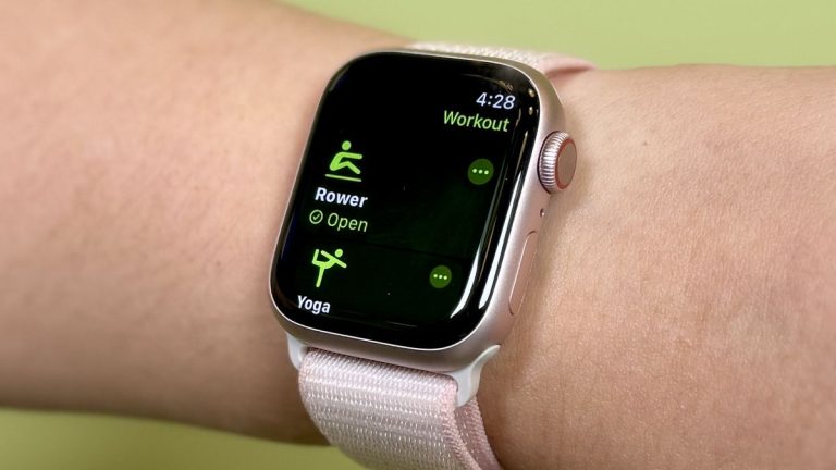 J’ai utilisé la fonction double tap sur Apple Watch 9 pendant mon entraînement d’aviron – et cela m’a été d’une grande aide