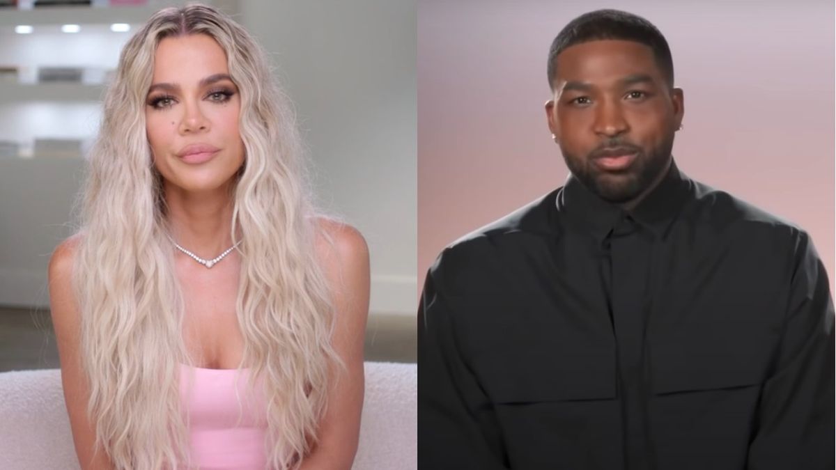 Khloé Kardashian on The Kardashians and Tristan Thompson on Keeping Up With the Kardashians.