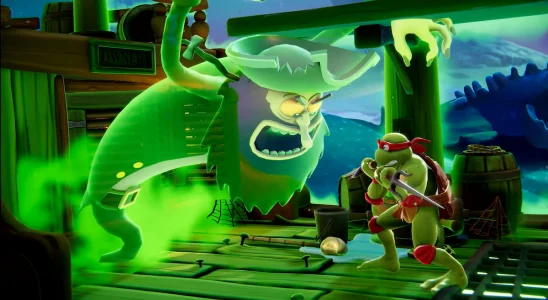 Nickelodeon All-Star Brawl 2 campaign trailer Flying Dutchman and Raphael