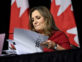 Ministre des Finances Chrystia Freeland