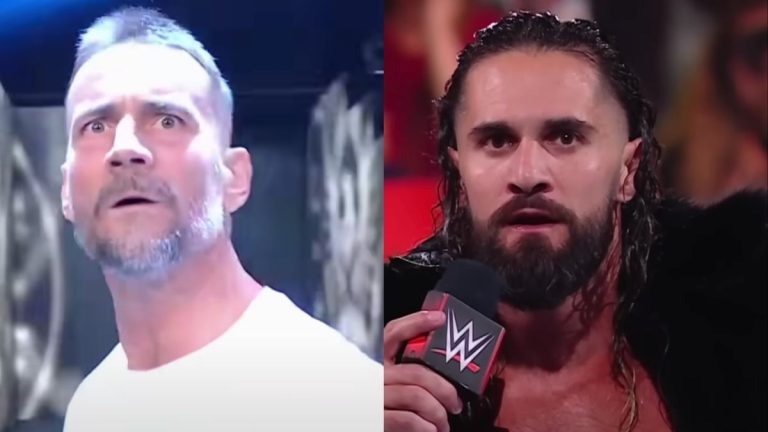 CM Punk and Seth Rollins side by side