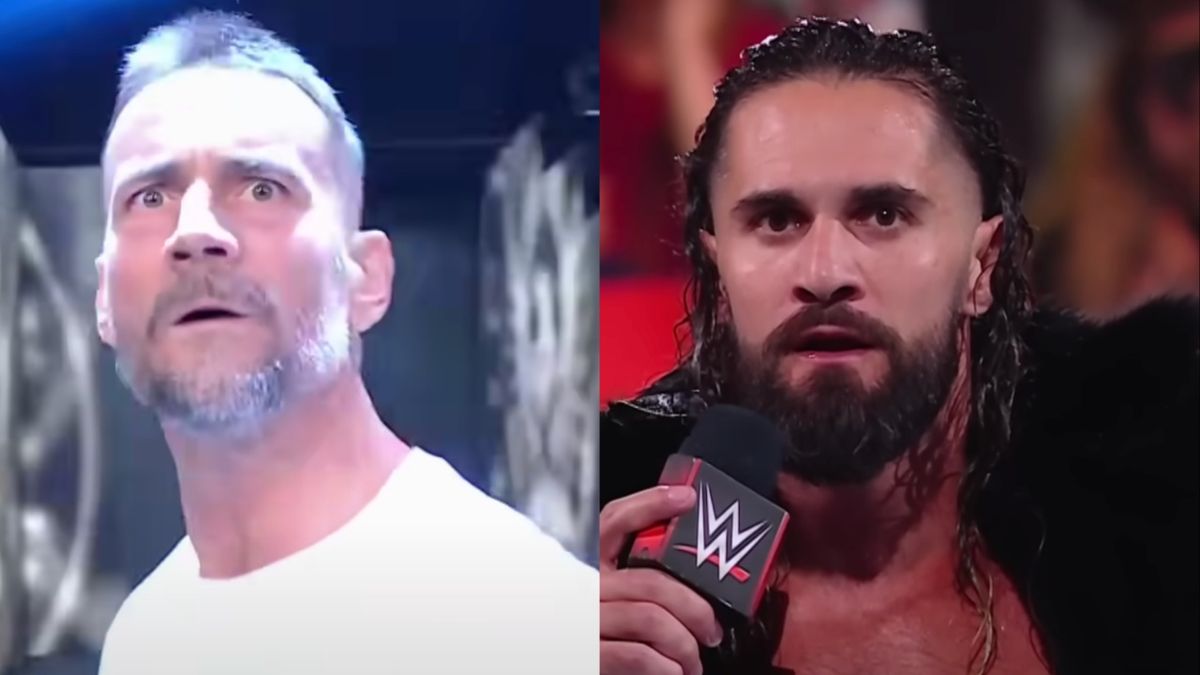 CM Punk and Seth Rollins side by side