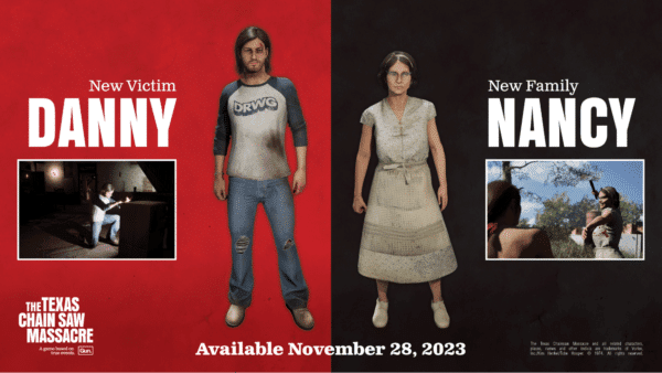 Le DLC Texas Chain Saw Massacre apporte deux nouveaux personnages sur une nouvelle carte le 28 novembre