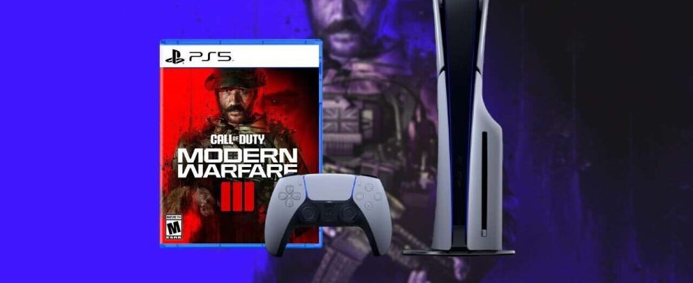 Le pack PS5 Slim avec Call Of Duty: Modern Warfare 3 est maintenant disponible pour 500 $