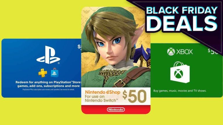 Les cartes cadeaux Nintendo, PlayStation et Xbox sont en vente pour le Black Friday
