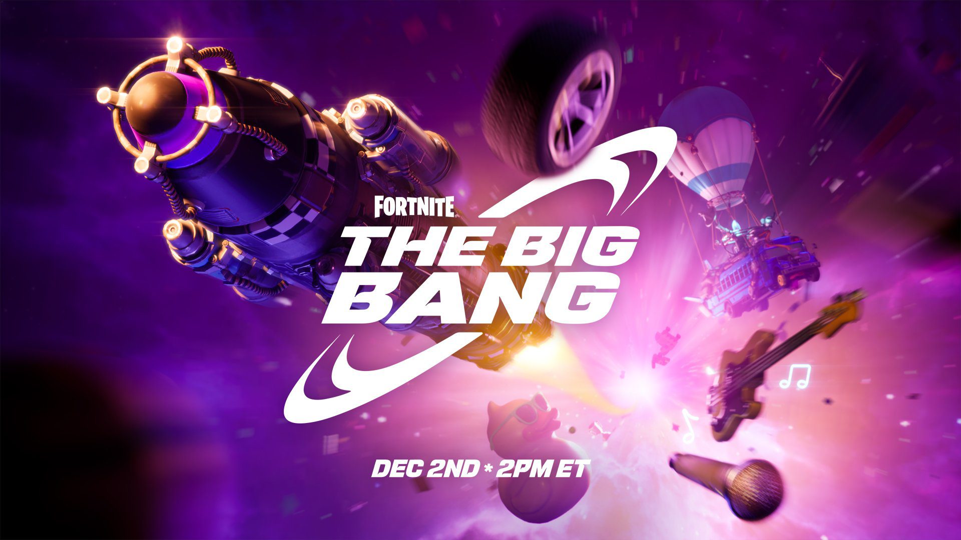 Fortnite ‘Big Bang’ event announced as leaks suggest it will feature Eminem, Lego, Rhythm and Racing modes