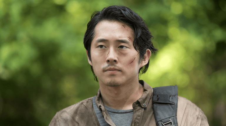 Steven Yeun as Glenn in The Walking Dead