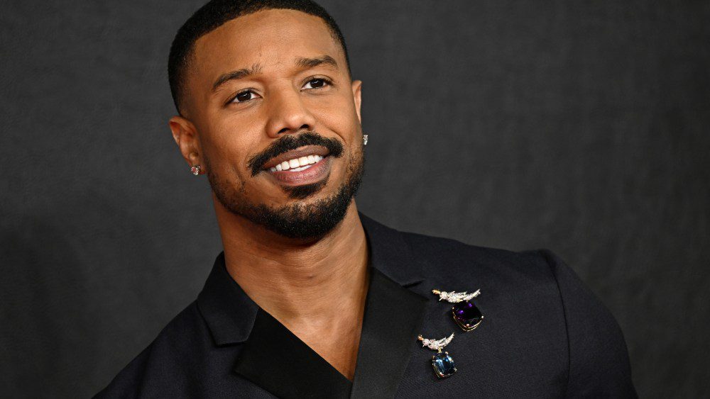 LONDON, ENGLAND - FEBRUARY 15: Michael B. Jordan attends the European Premiere of Creed III at Cineworld Leicester Square on February 15, 2023 in London, England. (Photo by Jeff Spicer/Getty Images for Warner Bros.)