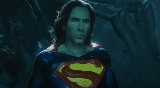 Nicolas Cage as Superman in The Flash