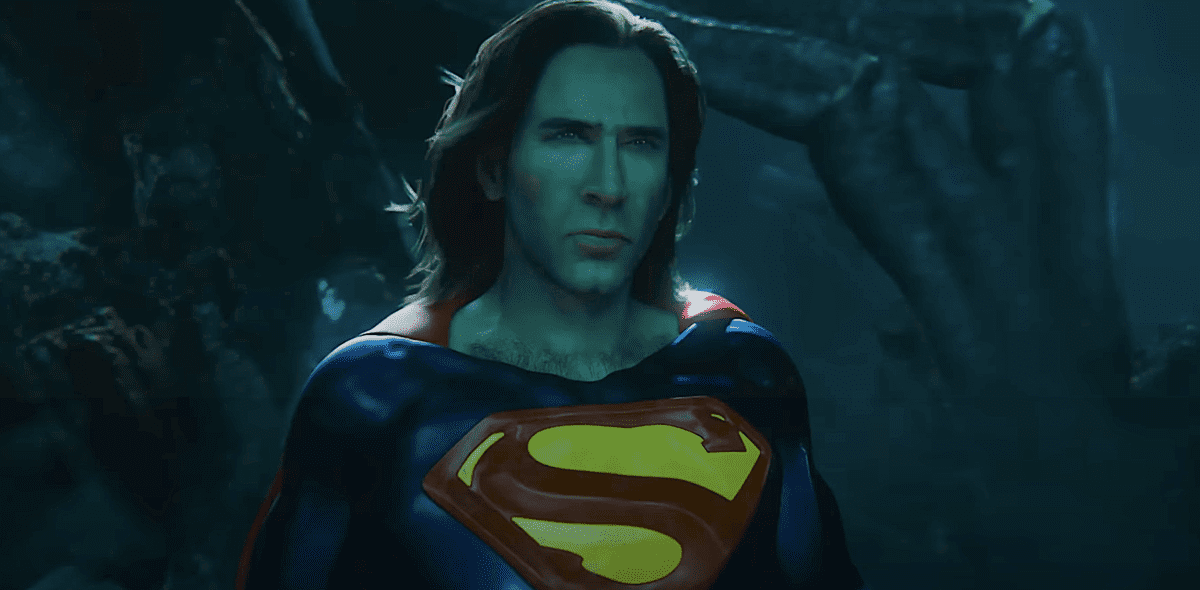 Nicolas Cage as Superman in The Flash