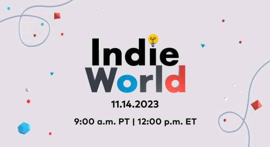 Nintendo Indie World Showcase prévu le 14 novembre, voici comment regarder