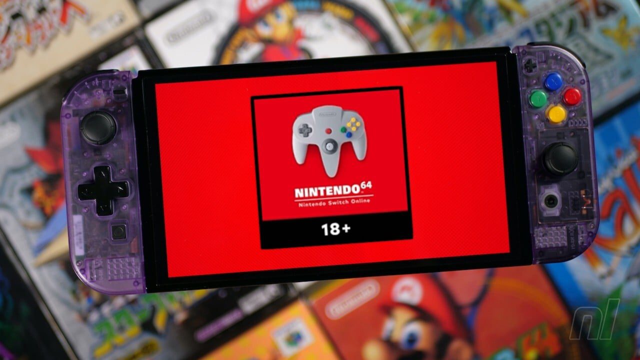 Nintendo lance une application en ligne pour 18+ N64 Switch au Japon
