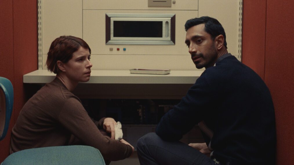 Jessie Buckley and Riz Ahmed in 