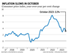 l'inflation ralentit en octobre