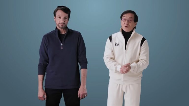 Ralph Macchio and Jackie Chan for 