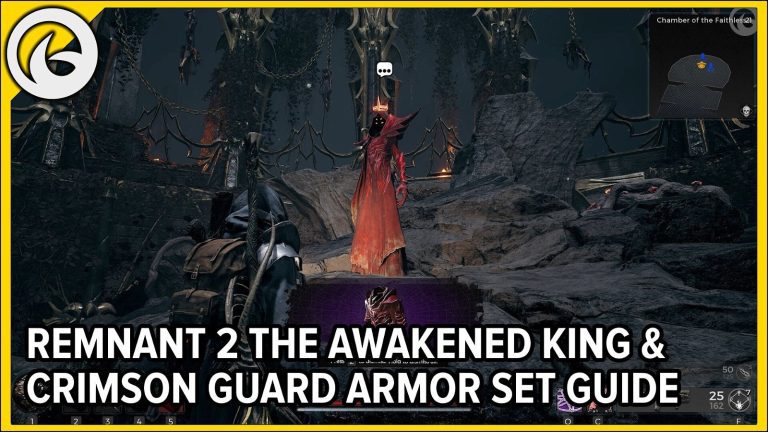 Remnant 2: The Awakened King – Guide de la vraie fin et de l’armure de la garde cramoisie