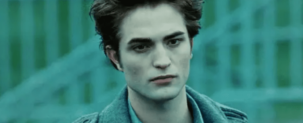 Robert Pattinson in Twilight.