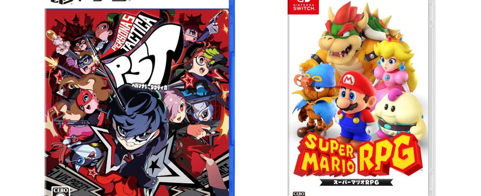 Sorties de jeux japonais de cette semaine : Persona 5 Tactica, Super Mario RPG, plus