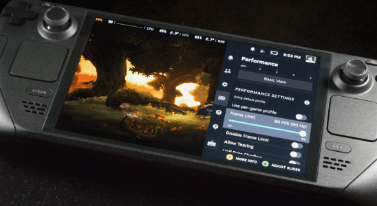 Steam Deck OLED n'est pas seulement plus beau que l'écran LCD, il joue aussi mieux