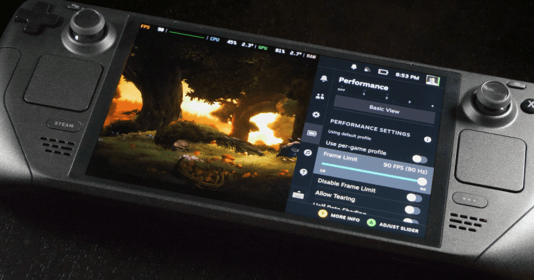 Steam Deck OLED n'est pas seulement plus beau que l'écran LCD, il joue aussi mieux
