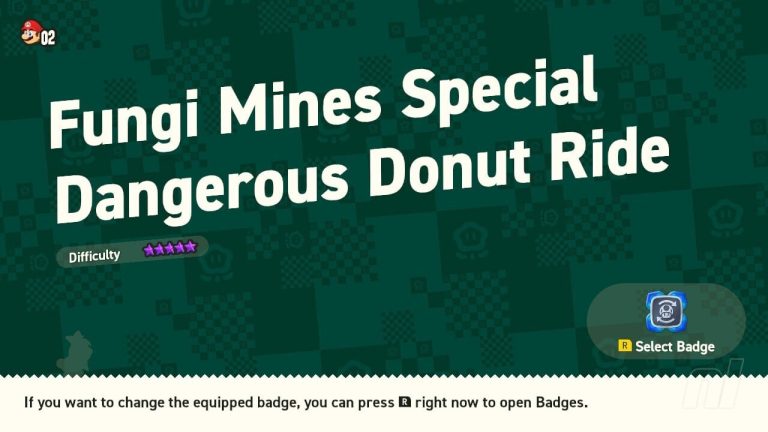 Super Mario Bros. Wonder: Special World - Fungi Mines Special Dangerous Donut Ride
