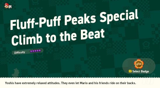 Super Mario Bros. Wonder: Special World - Montée spéciale Fluff-Puff Peaks au rythme