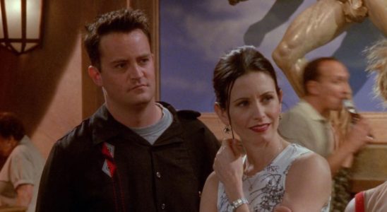 Chandler and Monica in Las Vegas on Friends