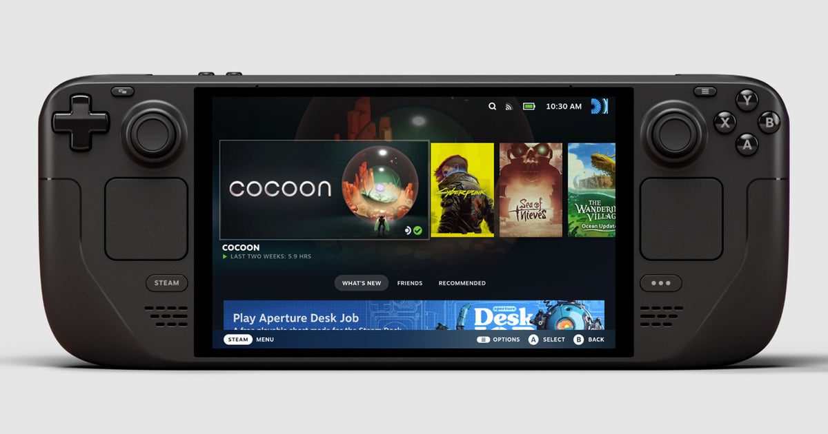 Valve lance Steam Deck OLED ce mois-ci
