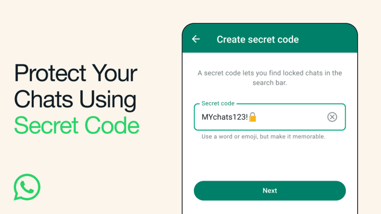 Les nouveaux « codes secrets » de WhatsApp ajoutent une couche supplémentaire de confidentialité pour vos discussions verrouillées