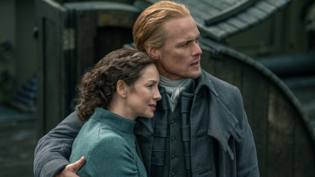 Caitriona Balfe and Sam Heughan in 