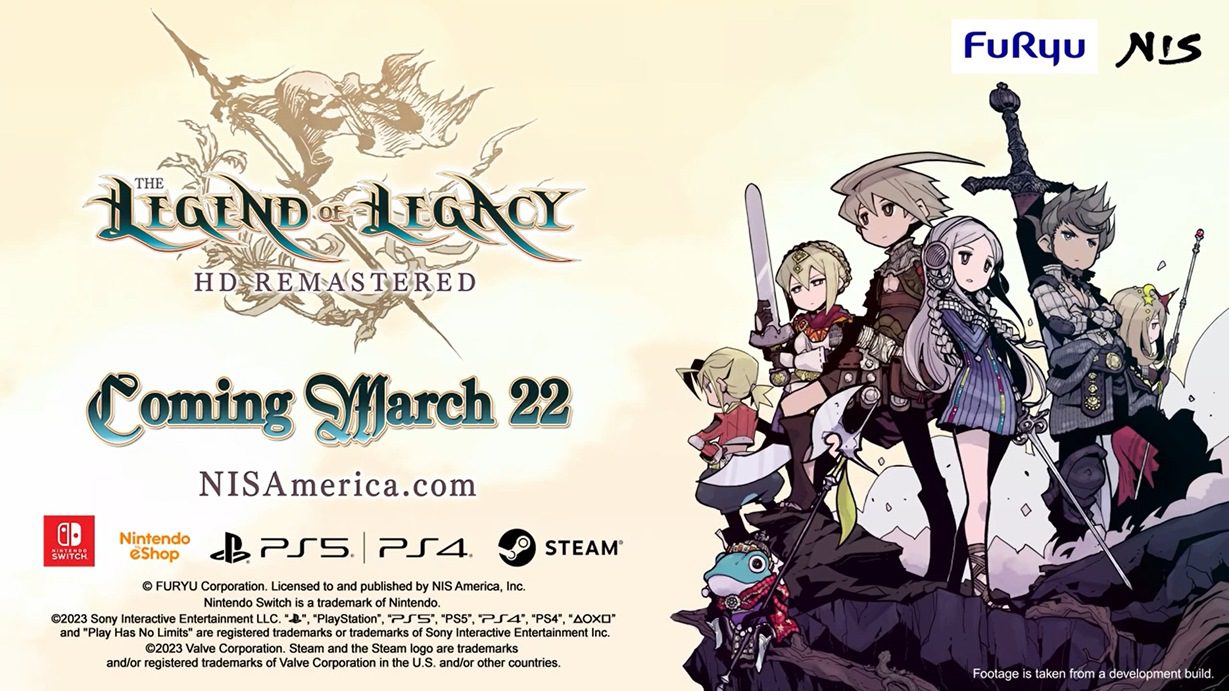 Date de sortie de The Legend of Legacy HD Remastered, nouvelle bande-annonce
