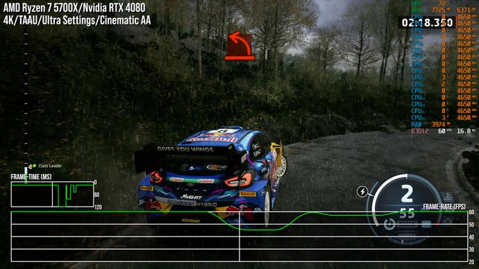 un bégaiement sur la version PC d'ea sports wrc