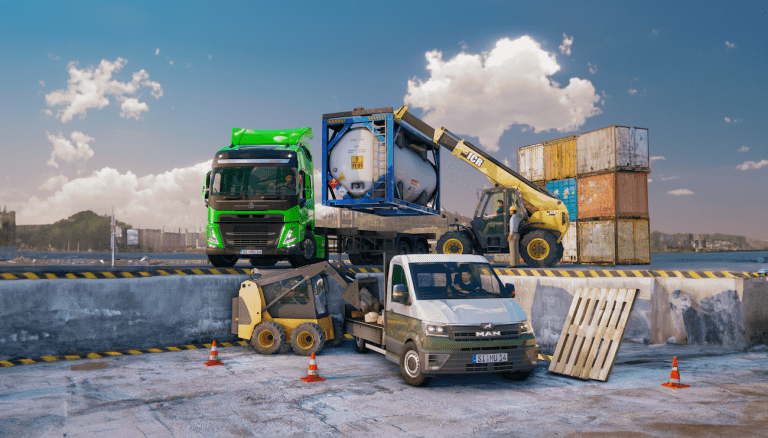 Construisez votre empire avec Truck & Logistics Simulator sur PC et console
