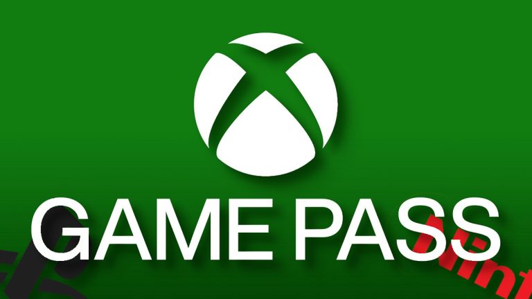 The Xbox Game Pass logo on a green background with the PlayStation and Nintendo logos creeping in the corner.