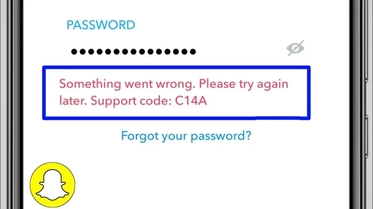 Code d’assistance Snapchat C14A lors de la connexion [Fix]