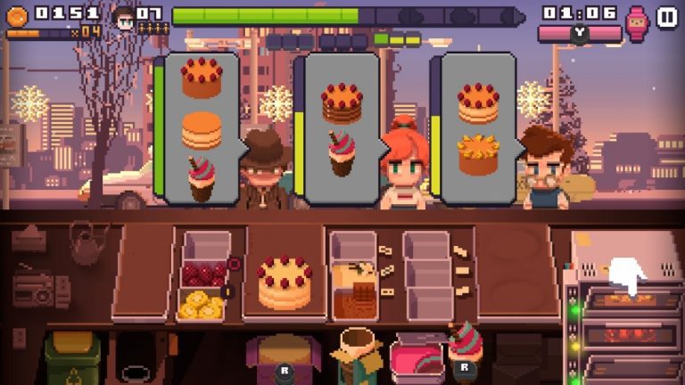 Gameplay du Pixel Café
