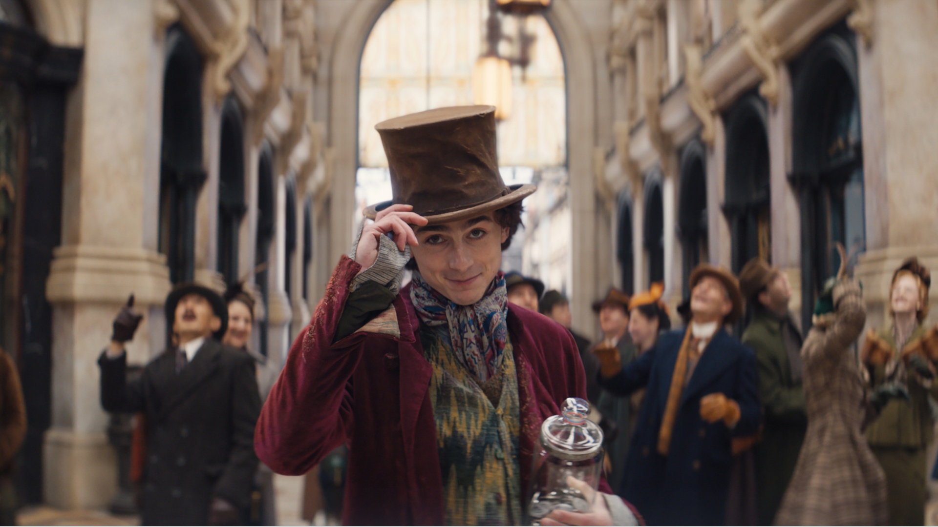 Timothée Chalamet dans Wonka