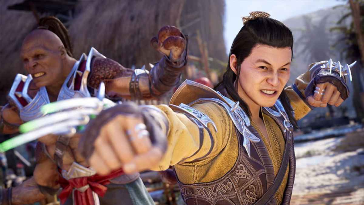 Il se passe beaucoup de choses dans la bataille entre le dieu du feu Liu Kang et le Titan Shang Tsung, alors voici la fin de Mortal Kombat 1 expliquée.  Cette image fait partie d'un article sur les meilleurs jeux de combat de 2023.