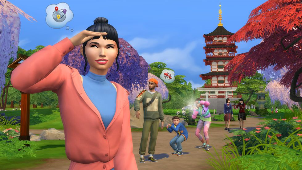 les sims 4 évasion enneigée