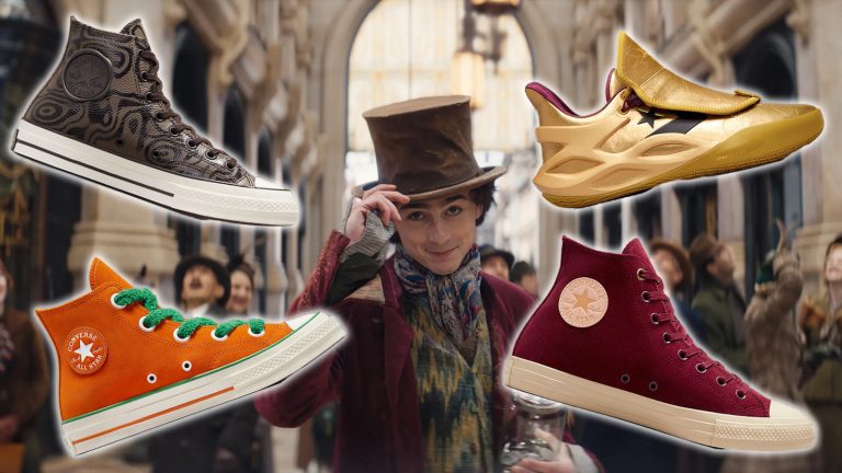 Cool Stuff : Wonka reçoit une collection de baskets Scrumdiddlyumptious de Converse
