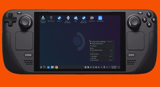 Comment faire un clic droit sur Steam Deck en mode Bureau