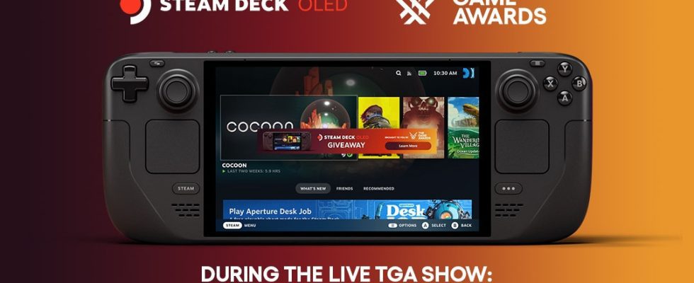 Regardez les Game Awards pour avoir une chance de gagner un Steam Deck OLED gratuit