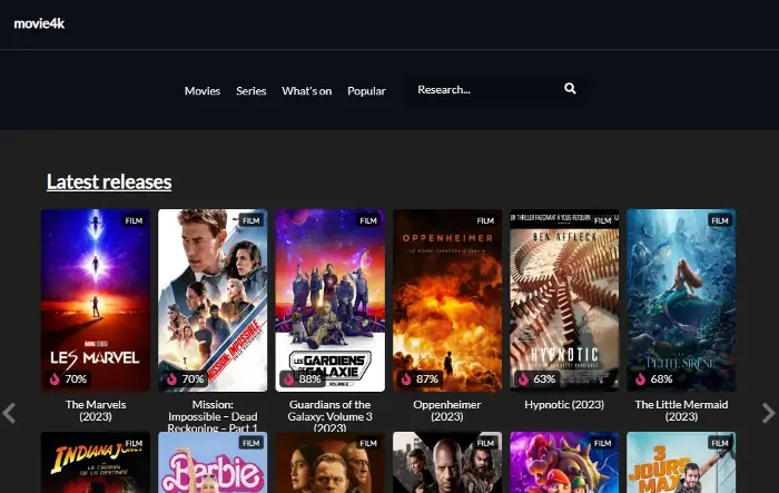 Meilleurs sites alternatifs pour myflixer.to