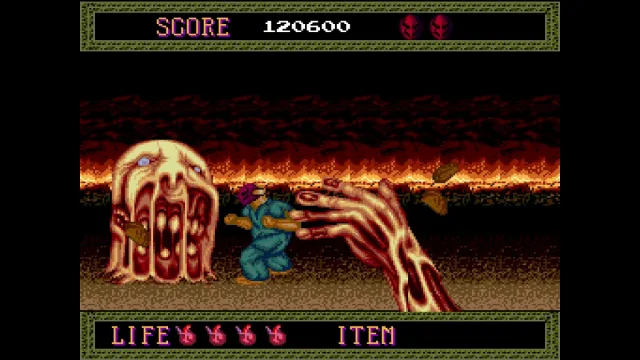 Splatterhouse TurboGrafx 16 Duo analogique